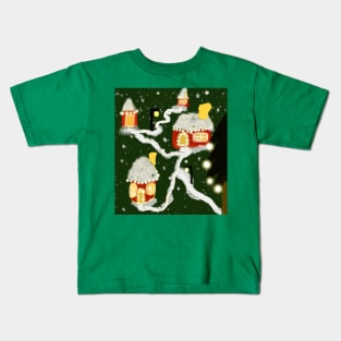 xmas road Kids T-Shirt